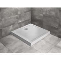 Душевой поддон Doros C Compact Stone 800x800x155 белый