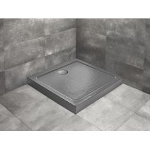 Душевой поддон Doros C Compact Stone 800x800x115 антрацит