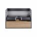 Тумба подвесная Qtap Robin 700х580х437 Graphite/Whitish oak QT1374TPВ7002GWO