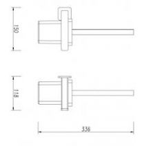 набір аксесуарів Omnires Nelson anthracite (NL80214GR+NL80510GR+NL80620GR)