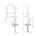 Змішувач для кухні Qtap Katuska 91103AFN з рефлекторним виливом