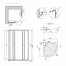 Душова кабіна Lidz Latwa SC80x80.SAT.LOW.GR, скло тоноване 4 мм