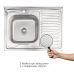 Кухонна мийка Lidz 6080-L 0,8 мм Decor (LIDZ6080LDEC08)