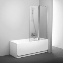 Шторка для ванни CVS2-100 R біла+Прозора