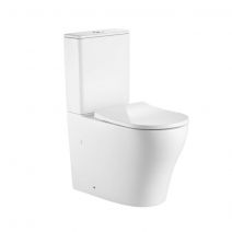 Унітаз для підлоги Qtap Virgo Ultra Quiet безободковий з сидінням Soft-Close WHITE QT18226092AW