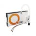 Змішувач для кухні Qtap Linea з гнучким виливом QTLINCRW007F Chrome/White