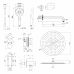 Термостатическая душевая система скрытого монтажа Qtap Votice QT65T105OGCSET