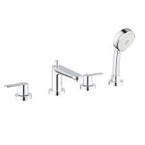 Смеситель в борт ванны 4отв Grohe BauEdge 2512000A