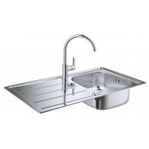 Набір кухонна мийка Grohe EX Sink 31562SD0 K200 і змішувач BauEdge 31367000