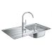 Набор кухонная мойка Grohe EX Sink 31562SD0 K200 и смеситель BauEdge 31367000