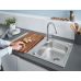 Набор кухонная мойка Grohe EX Sink 31562SD0 K200 и смеситель BauEdge 31367000