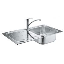 Набір кухонна мийка Grohe EX Sink 31565SD0 K300 і змішувач Eurosmart 33281002