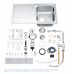 Набір кухонна мийка Grohe EX Sink 31573SD0 K500 і змішувач Minta 32168000