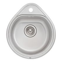 Кухонна мийка Qtap 4450 0,8мм Satin (QT4450SAT08)