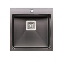 Кухонна мийка Qtap DK5050BL 2.7/1.0 мм Black (QTDK5050BLPVD2710)