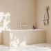 ES 022.10 Змішувач для ванни настінний, білий оксамит