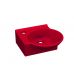 Умивальник 36 см червоний, лівий IDEVIT Myra Mini 0201-0367-08
