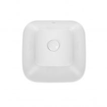 Раковина-чаша Qtap Scorpio 350х390х120 White с донным клапаном QT14112241W