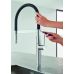 Змішувач для кухні з гнучким виливом Grohe Essence New 30503000