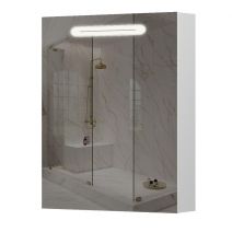 Зеркальный шкаф Aquarius Teffi с LED подсветкой 60 Белый