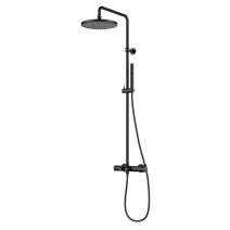 SMART CLICK система душова (термостат для душу, кнопки, душ 255 мм коло латунь, ручний душ