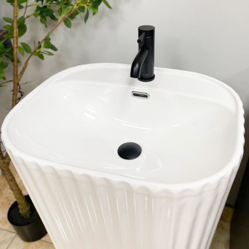 Умывальник (раковина) VBI TARSIA WHITE напольный Умывальник (раковина) VBI TARSIA WHITE напольный