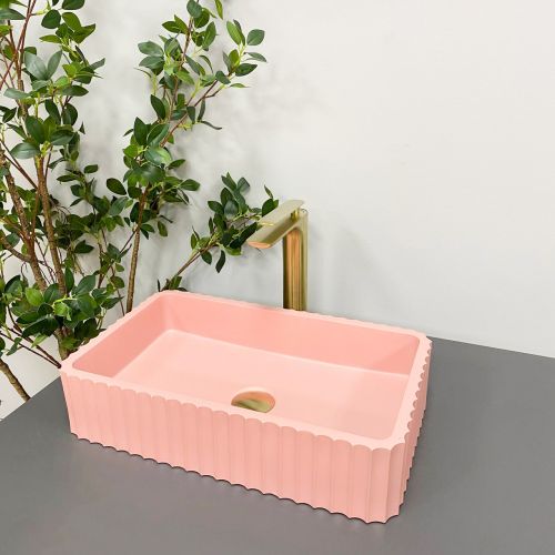 Умивальник (раковина) VBI FLORENTIA PINK MATT накладний Умивальник (раковина) VBI FLORENTIA PINK MATT накладний