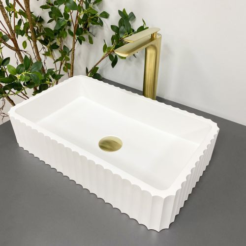 Умивальник (раковина) VBI FLORENTIA WHITE MATT накладний Умивальник (раковина) VBI FLORENTIA WHITE MATT накладний