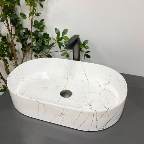 Умывальник (раковина) VBI VERONA 60 GOLD MARMO GLOSSY накладной Умывальник (раковина) VBI VERONA 60 GOLD MARMO GLOSSY накладной