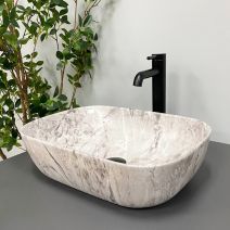 Умивальник (раковина) VBI RAVENNA STONE MATT накладний Умивальник (раковина) VBI RAVENNA STONE MATT накладний