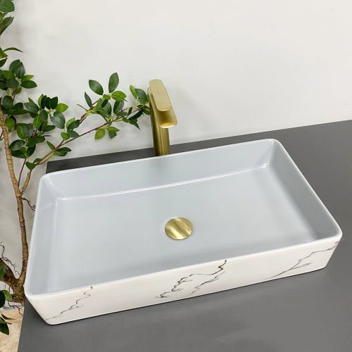 Умывальник (раковина) VBI TRIEST GREY MARMO накладной Умывальник (раковина) VBI TRIEST GREY MARMO накладной