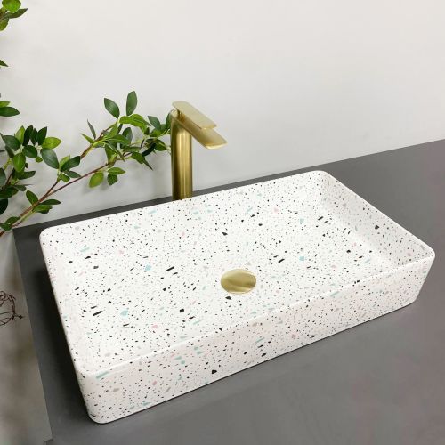 Умивальник (раковина) VBI TRIEST MOSAIC GLOSSY накладний Умивальник (раковина) VBI TRIEST MOSAIC GLOSSY накладний