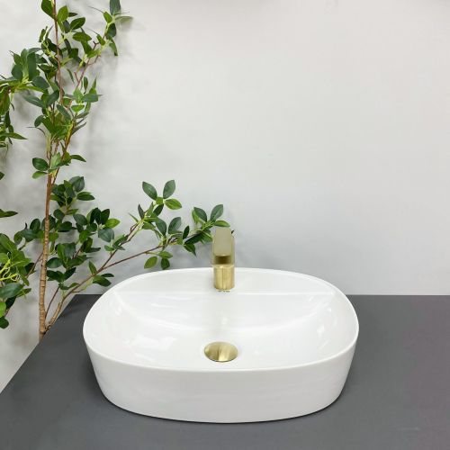 Умивальник (раковина) VBI AGORDO M WHITE накладний Умивальник (раковина) VBI AGORDO M WHITE накладний