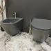 Подвесной унитаз VBI VULCANO GREY MATT
