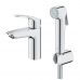 Змішувач для раковини з гігієнічним душем Grohe Eurosmart New 23124003