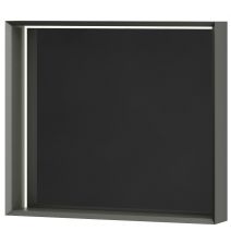 Светодиодное зеркало LED Aquarius LORETTO 100*70 Grafite