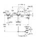 Grandera Змішувач для раковини на три отвори, S-Size (20417000)