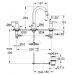 Grandera Змішувач для раковини на три отвори M-Size (20389000)