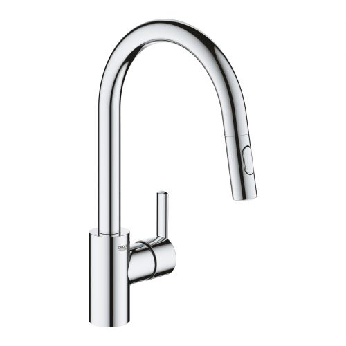 Змішувач для кухні з висувним виливом Grohe Feel 31486001