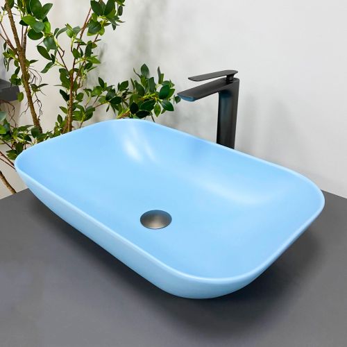 Умивальник (раковина) VBI AVEZZANO BLUE MATT накладний Умивальник (раковина) VBI AVEZZANO BLUE MATT накладний