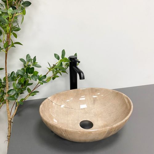 Умивальник (раковина) VBI PARMA BROWN STONE GLOSSY накладний Умивальник (раковина) VBI PARMA BROWN STONE GLOSSY накладний