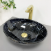 Умивальник (раковина) VBI PARMA BLACK STONE GLOSSY накладний