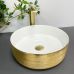 Умивальник (раковина) VBI PRATO BRUSH GOLD WHITE накладний Умивальник (раковина) VBI PRATO BRUSH GOLD WHITE накладний