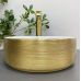 Умивальник (раковина) VBI PRATO BRUSH GOLD WHITE накладний Умивальник (раковина) VBI PRATO BRUSH GOLD WHITE накладний