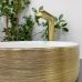 Умивальник (раковина) VBI PRATO BRUSH GOLD WHITE накладний Умивальник (раковина) VBI PRATO BRUSH GOLD WHITE накладний