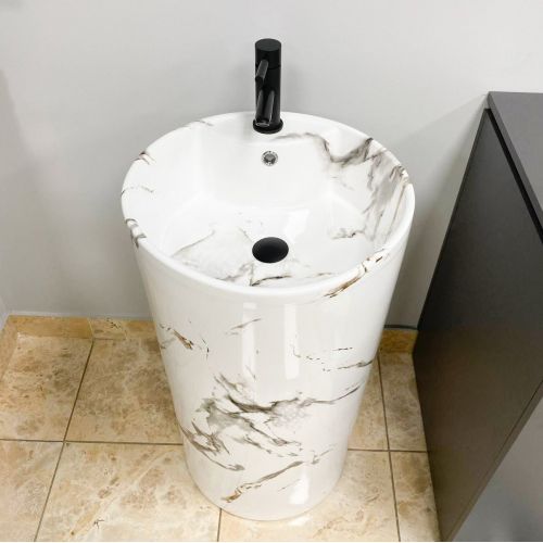 Умывальник (раковина) VBI BOLONIA M CARRARA напольный