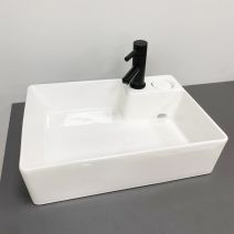 Умивальник (раковина) VBI ALTAMURA WHITE на пральну машинку