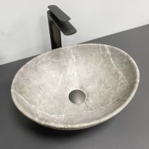 Умивальник (раковина) VBI PARMA BEIGE STONE MATT накладний Умивальник (раковина) VBI PARMA BEIGE STONE MATT накладний