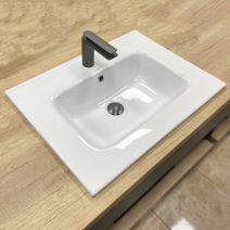 Умивальник (раковина) VBI MORTARA 60 WHITE врізний