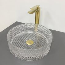 Умывальник (раковина) VBI SEPINO TRANSPARENT накладной